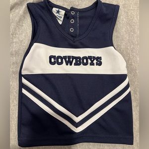 Toddler Dallas Cowboys Cheerleader Top